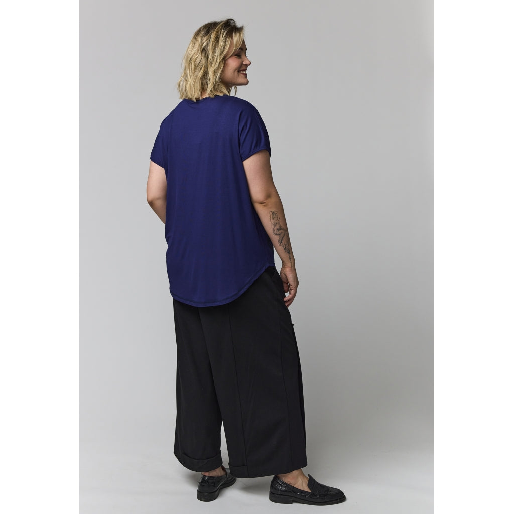 Gozzip Woman GGitte T-shirt with print T-Shirt Navy