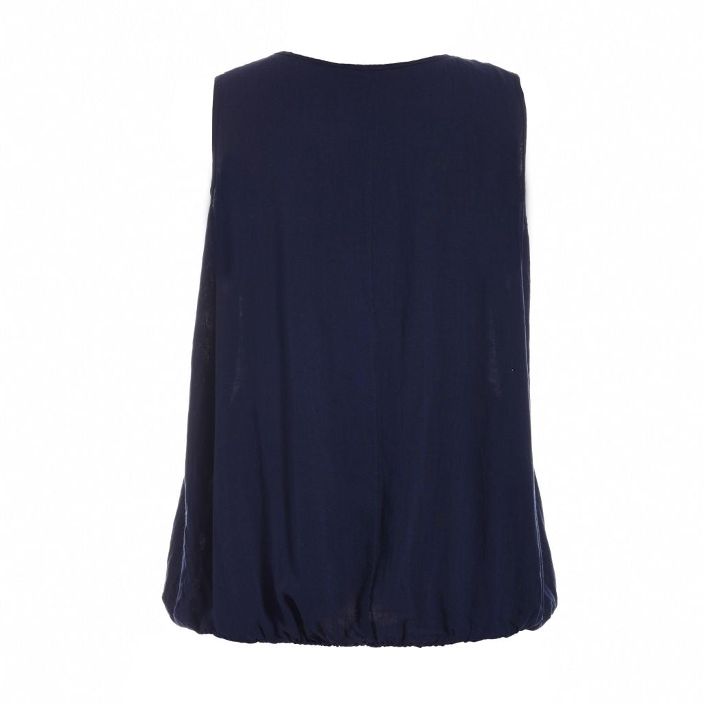 Gozzip Woman Top Top Navy