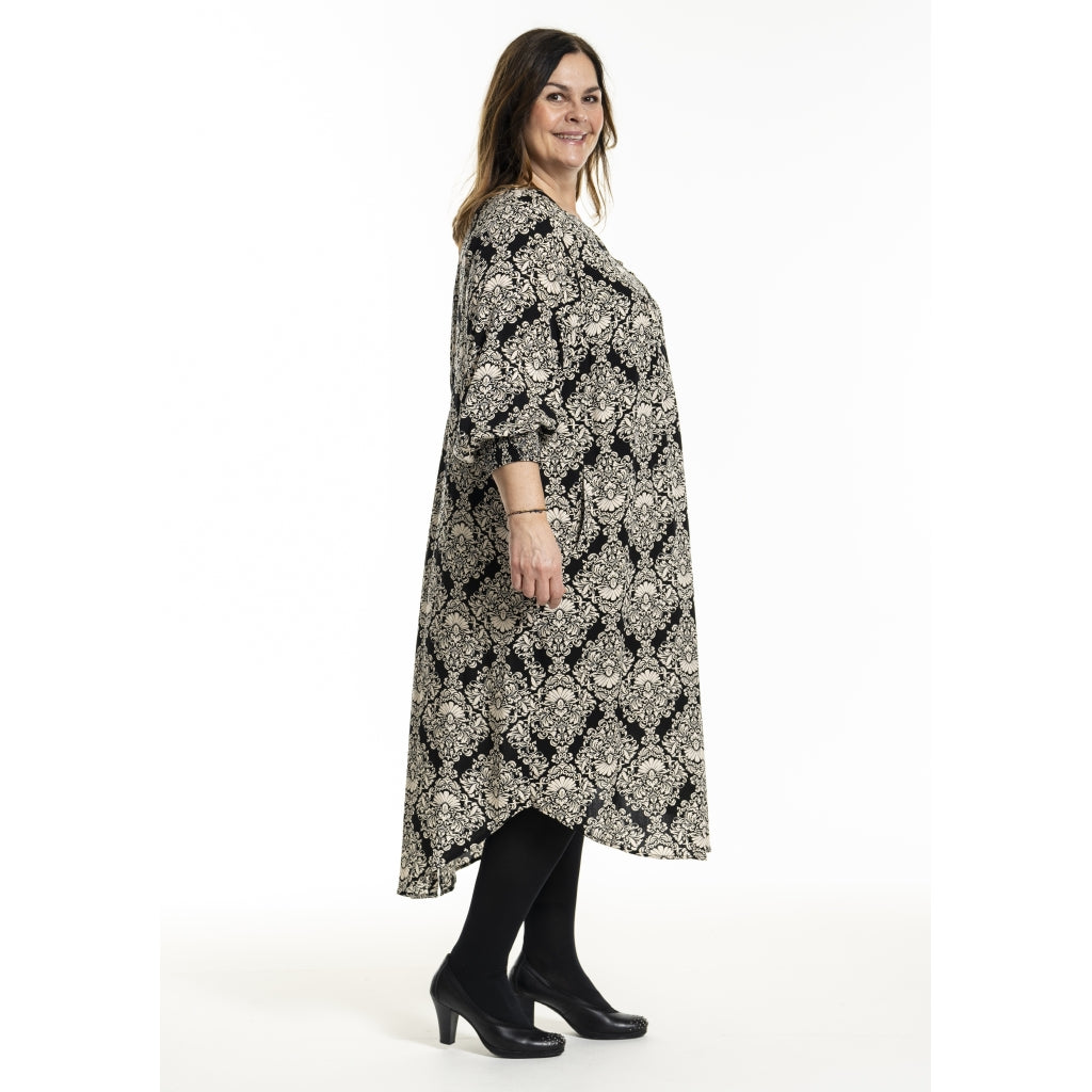 Gozzip Woman GAlice Dress Dress Black Print