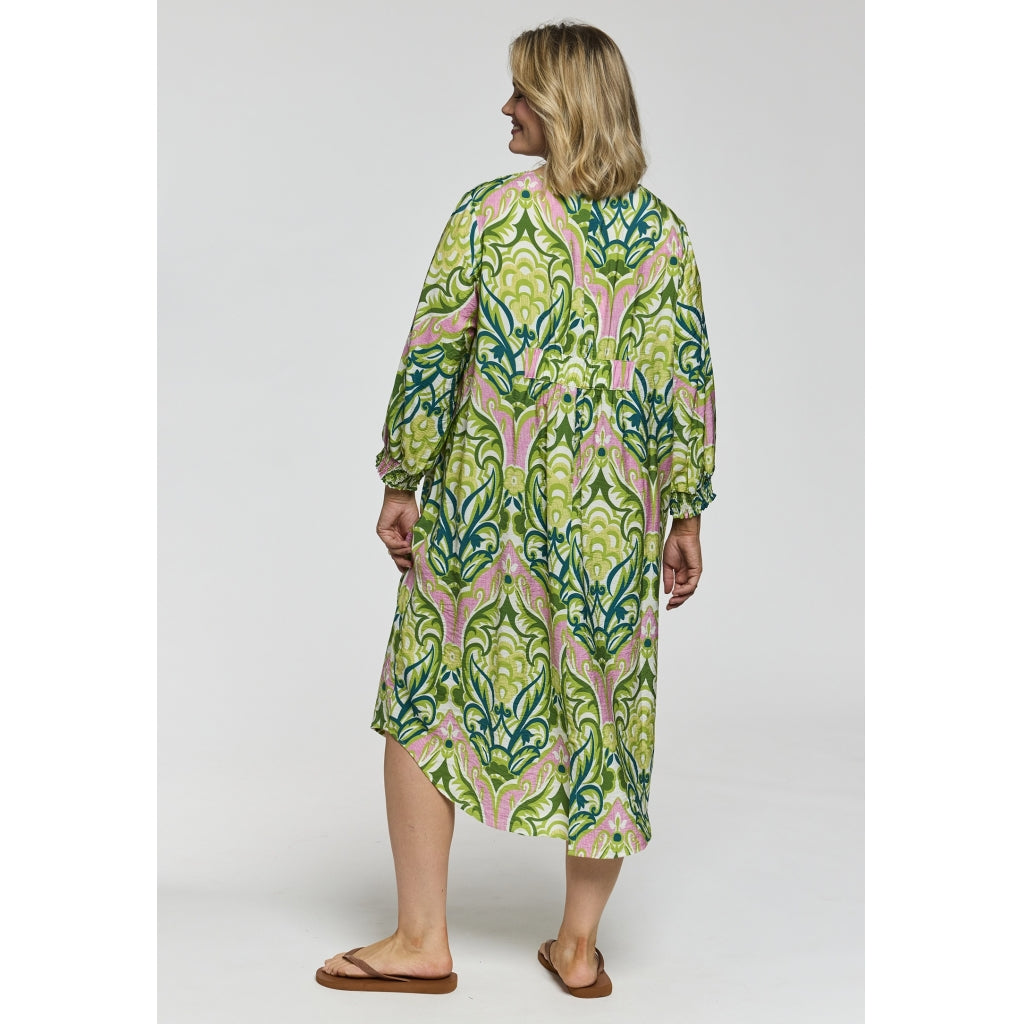 Gozzip Woman GAlice Dress Dress Green pink mix