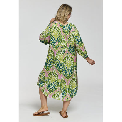Gozzip Woman GAlice Dress Dress Green pink mix