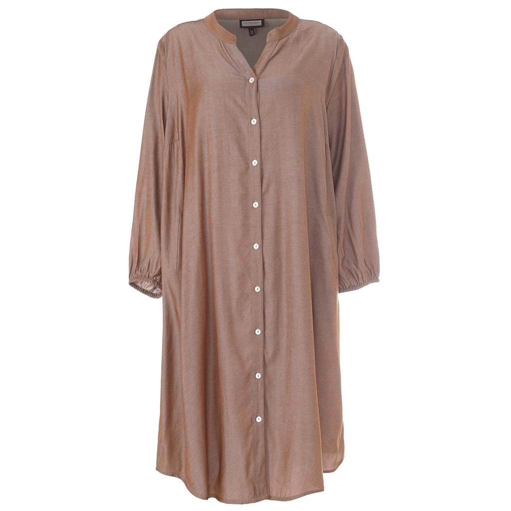 Gozzip Woman GAnja Dress Dress Dark Sand