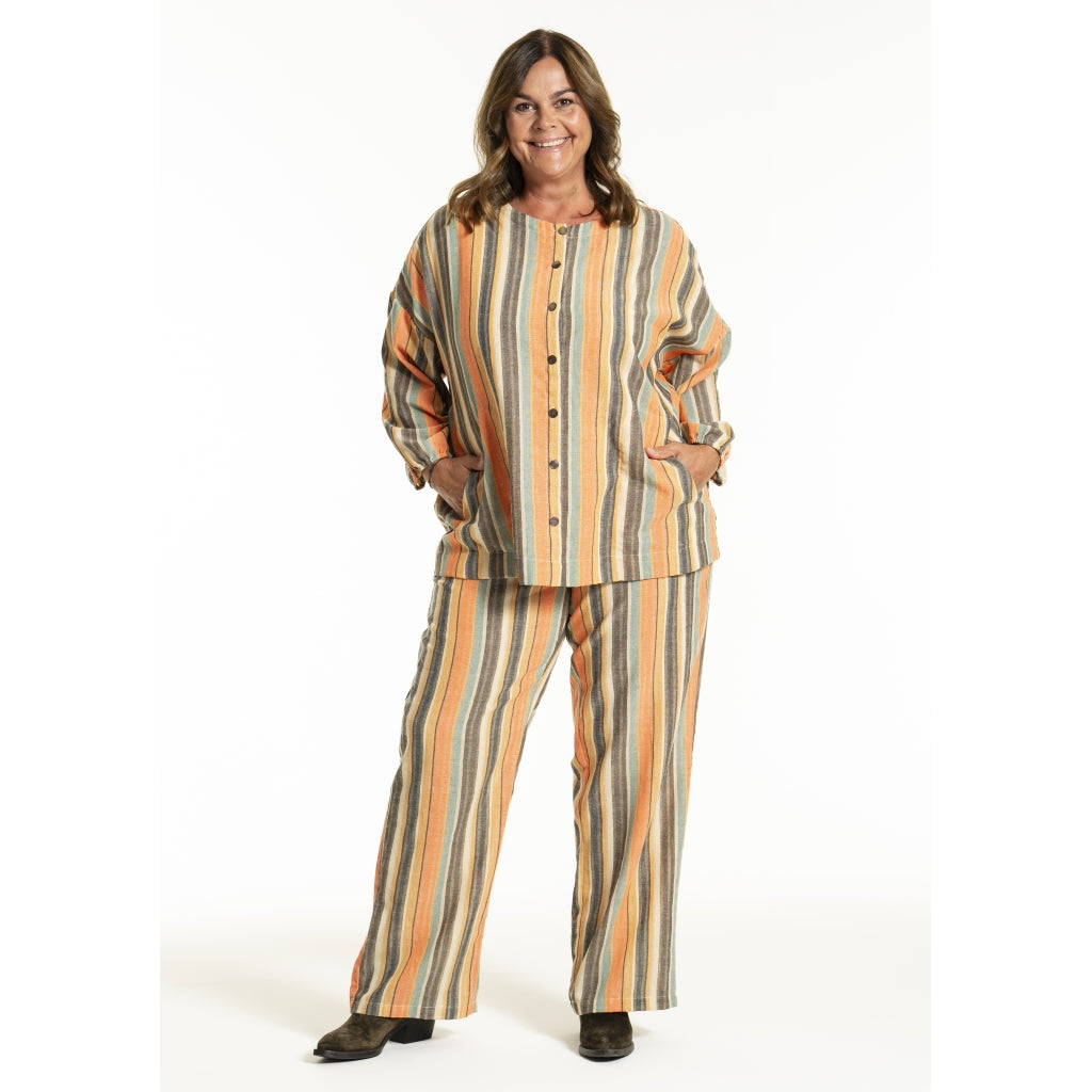 Gozzip Woman GAnn-Mari Blouse Blouse Striped