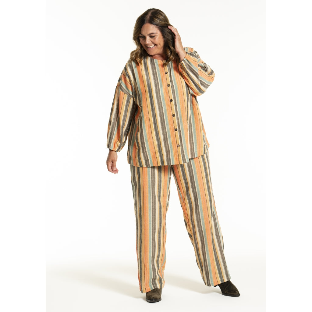 Gozzip Woman GAnn-Mari Blouse Blouse Striped