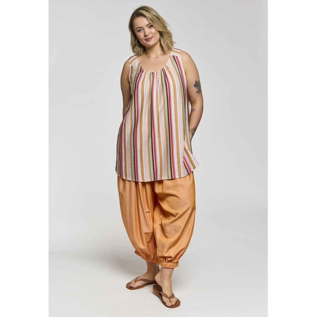 Gozzip Woman GBeata Top Top Pink Stripes