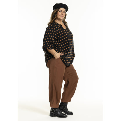 Gozzip Woman GBillie Blouse Blouse Black with dots