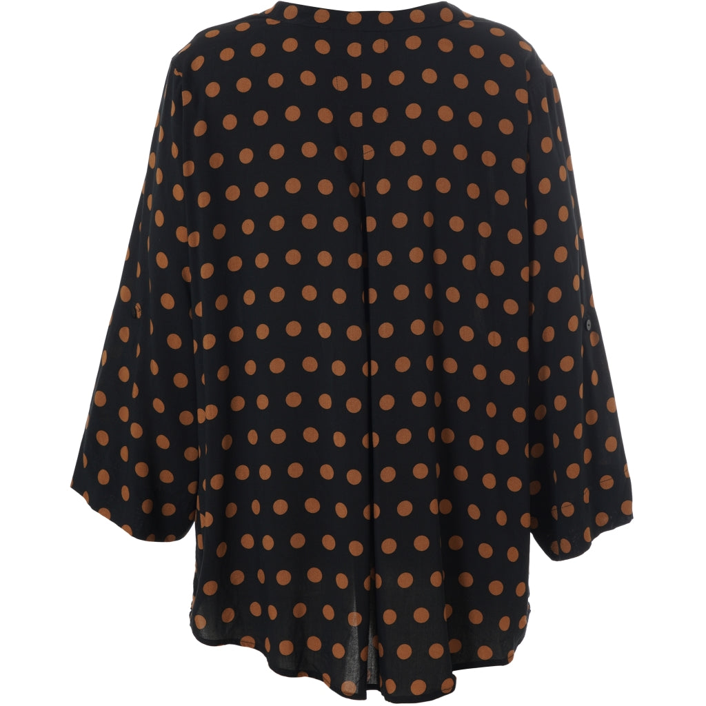 Gozzip Woman GBillie Blouse Blouse Black with dots