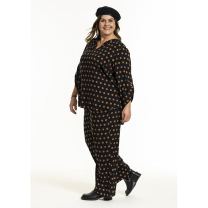 Gozzip Woman GBillie Blouse Blouse Black with dots