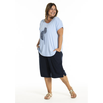 Gozzip Woman GDunga Long shorts Shorts Navy