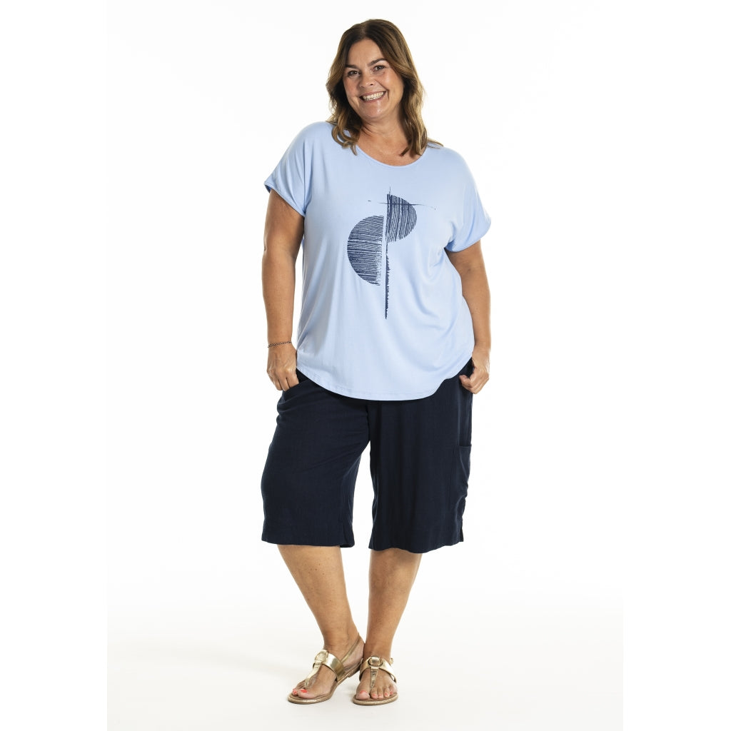 Gozzip Woman GDunga Long shorts Shorts Navy