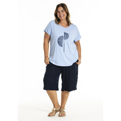 Gozzip Woman GDunga Long shorts Shorts Navy