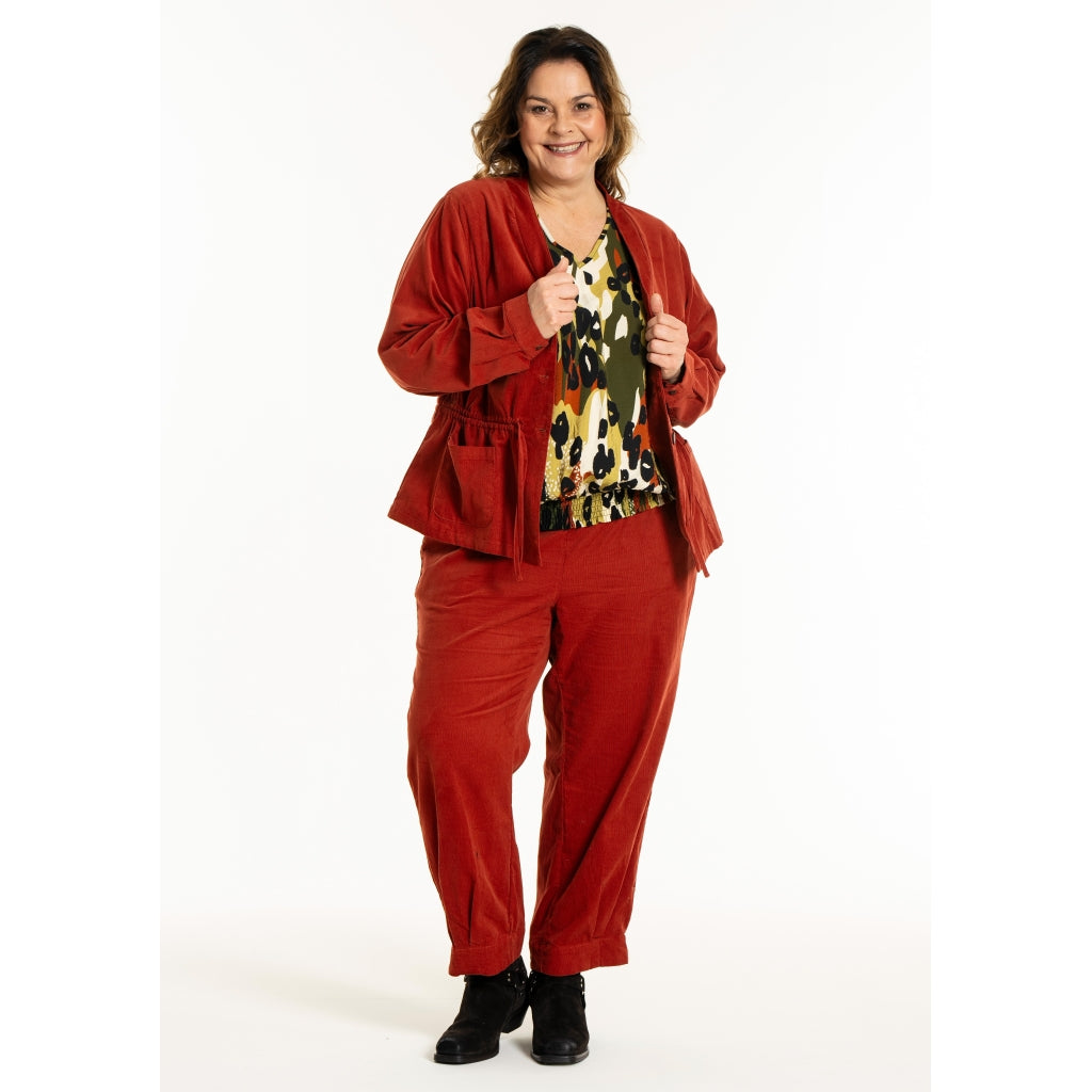 Gozzip Woman GEleanor Jacket Jacket Pumpkin Spice