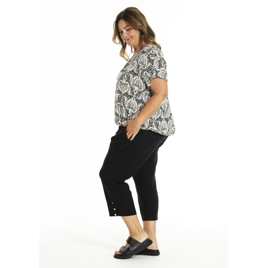 Gozzip Woman GElise Blouse Blouse Black/White