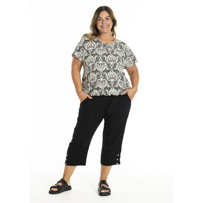 Gozzip Woman GElise Blouse Blouse Black/White