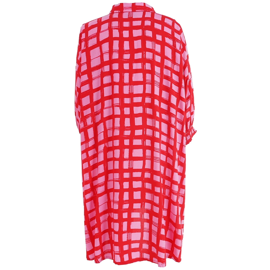 Gozzip Woman GGerda Oversize shirt Tunic Oversize shirt tunic Pink/Red