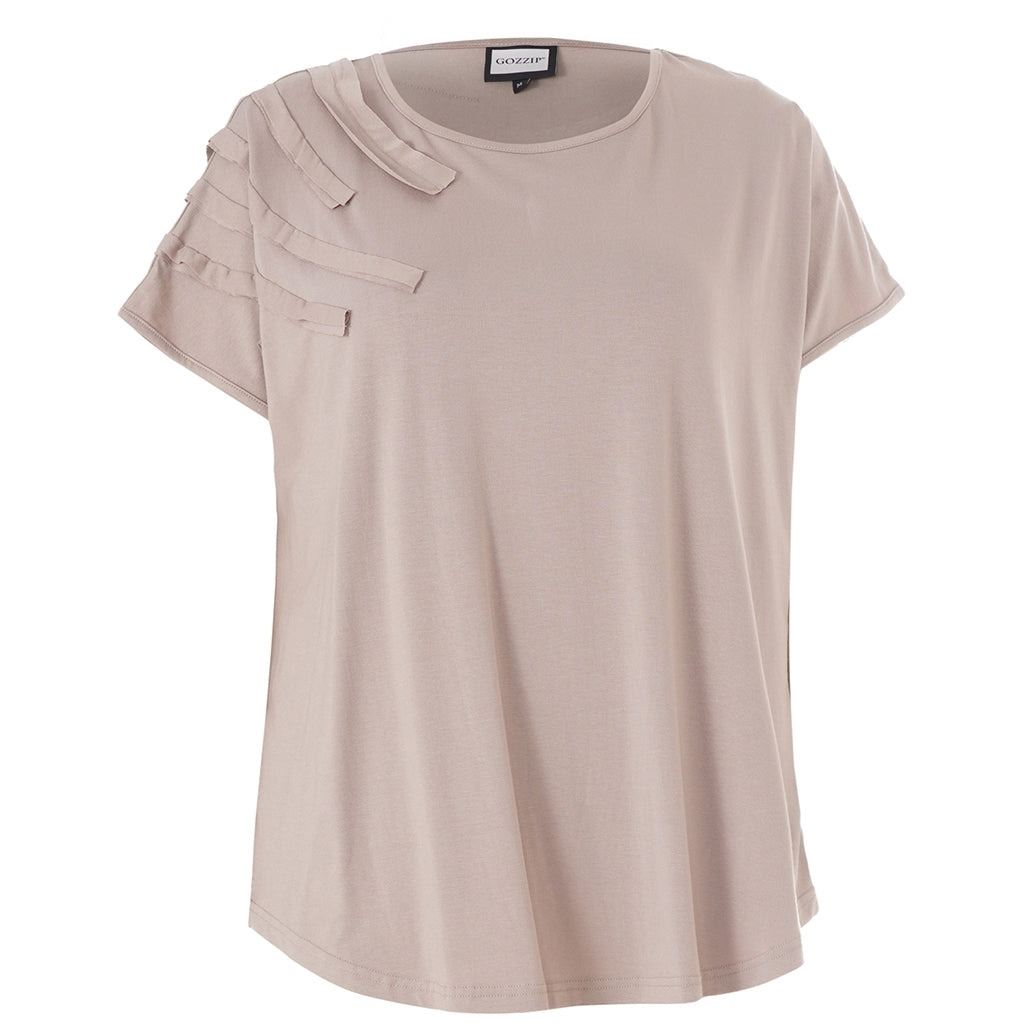 Gozzip Woman GGitte T-shirt T-Shirt Sand