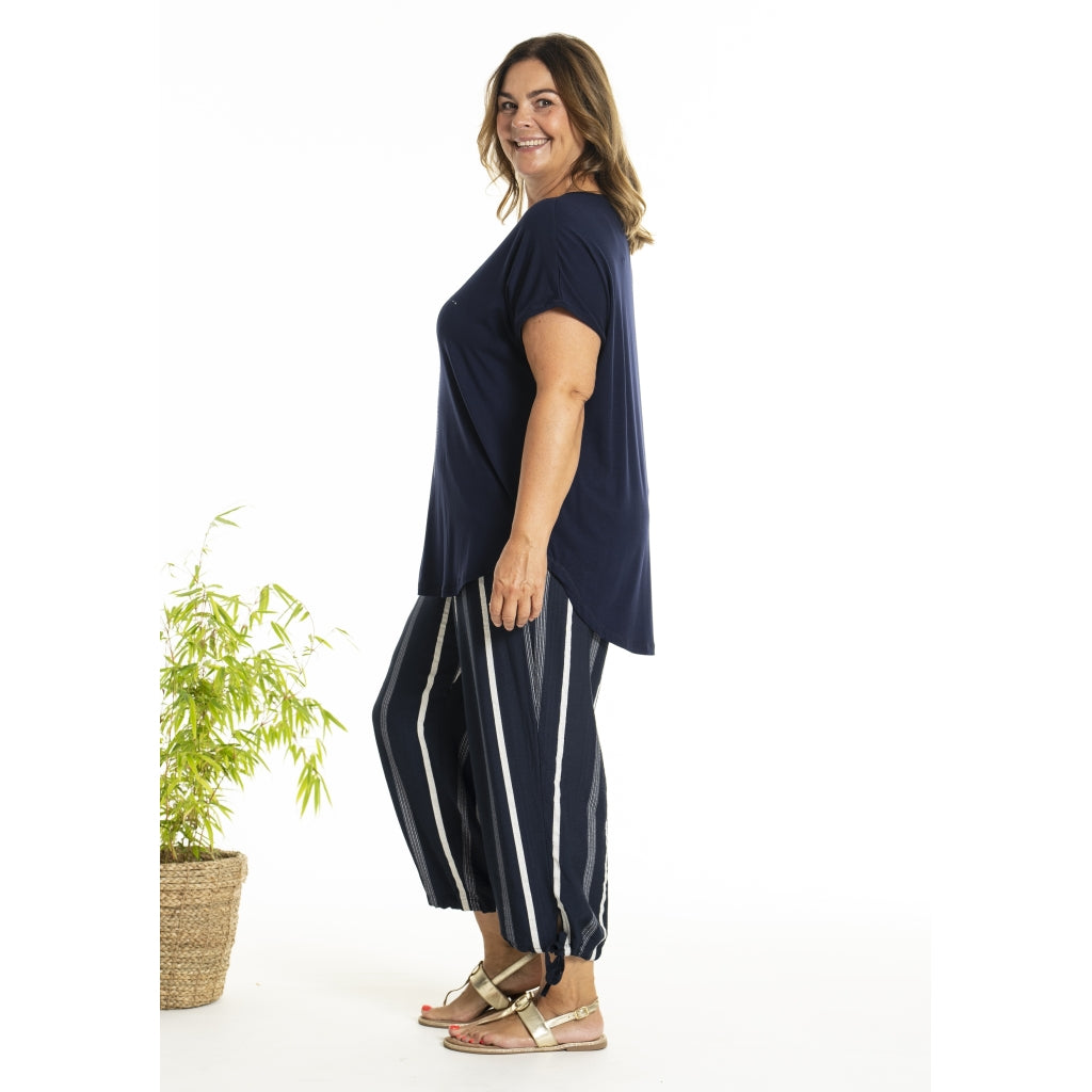 Gozzip Woman GGitte T-shirt with print T-Shirt Navy