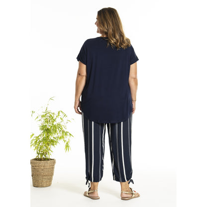 Gozzip Woman GGitte T-shirt with print T-Shirt Navy
