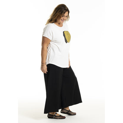 Gozzip Woman GGitte T-shirt with print T-Shirt White