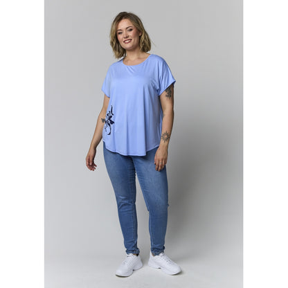 Gozzip Woman GGitte T-shirt with print T-Shirt light Blue