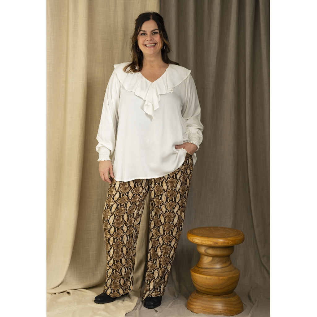 Gozzip Woman GGytha Blouse Blouse Off-White