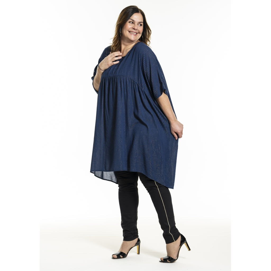Gozzip Woman GHeika Leggings with piping Leggings Black