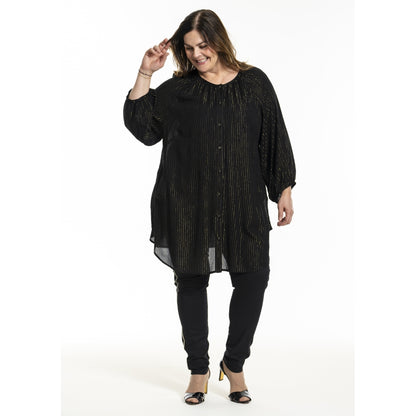 Gozzip Woman GHeika Leggings with piping Leggings Black