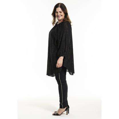 Gozzip Woman GHeika Leggings with piping Leggings Black