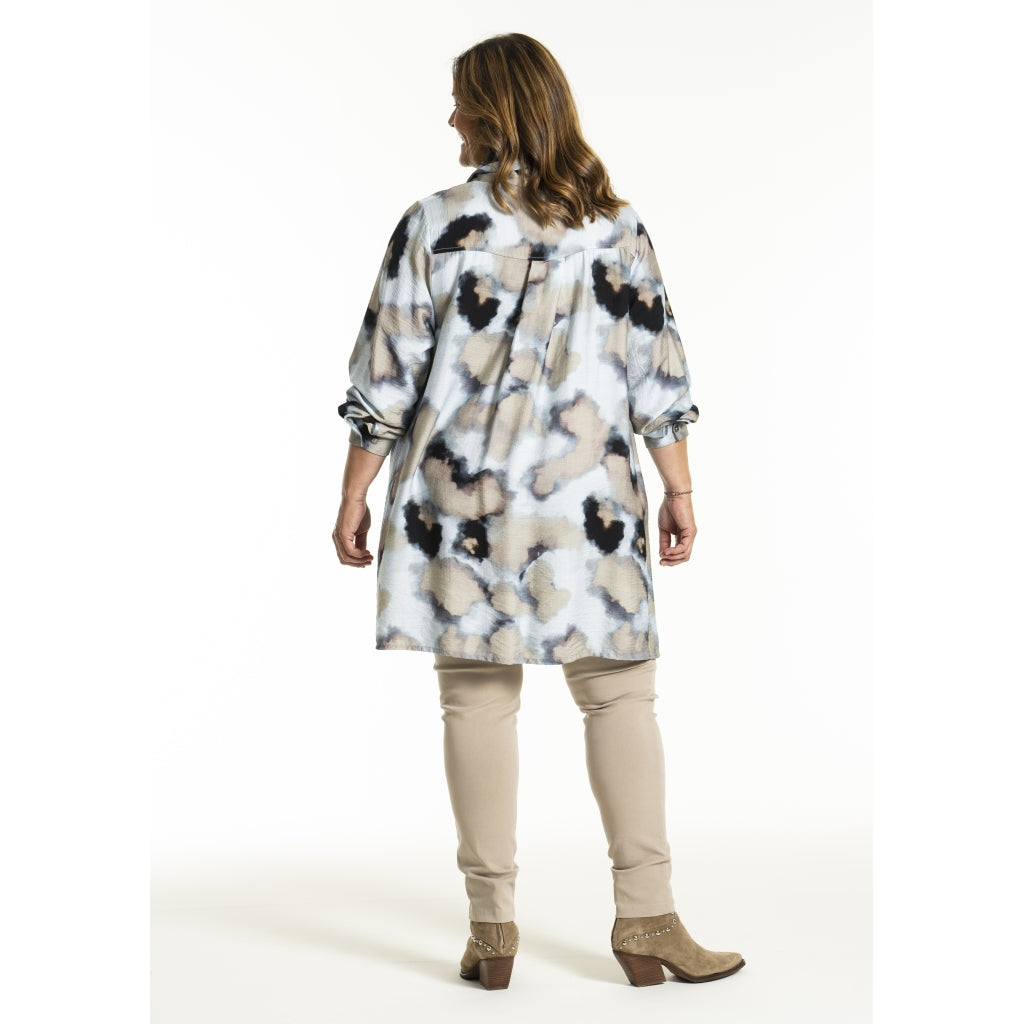 Gozzip Woman GJacobine Tunic Tunic Blue watercolor