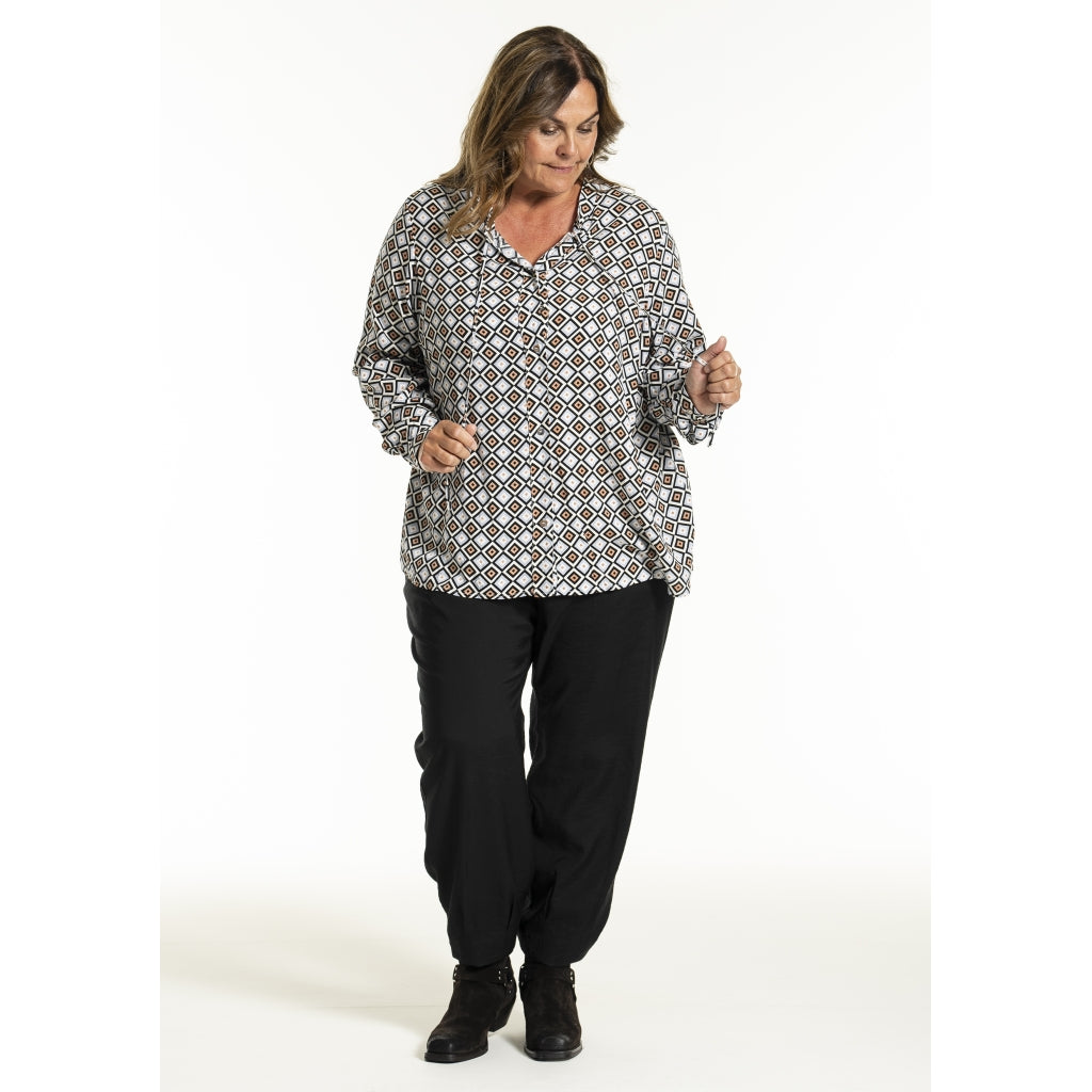 Gozzip Woman GJanett Blouse Blouse Square print