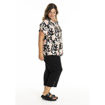 Gozzip Woman GJean Blouse Blouse Black printed