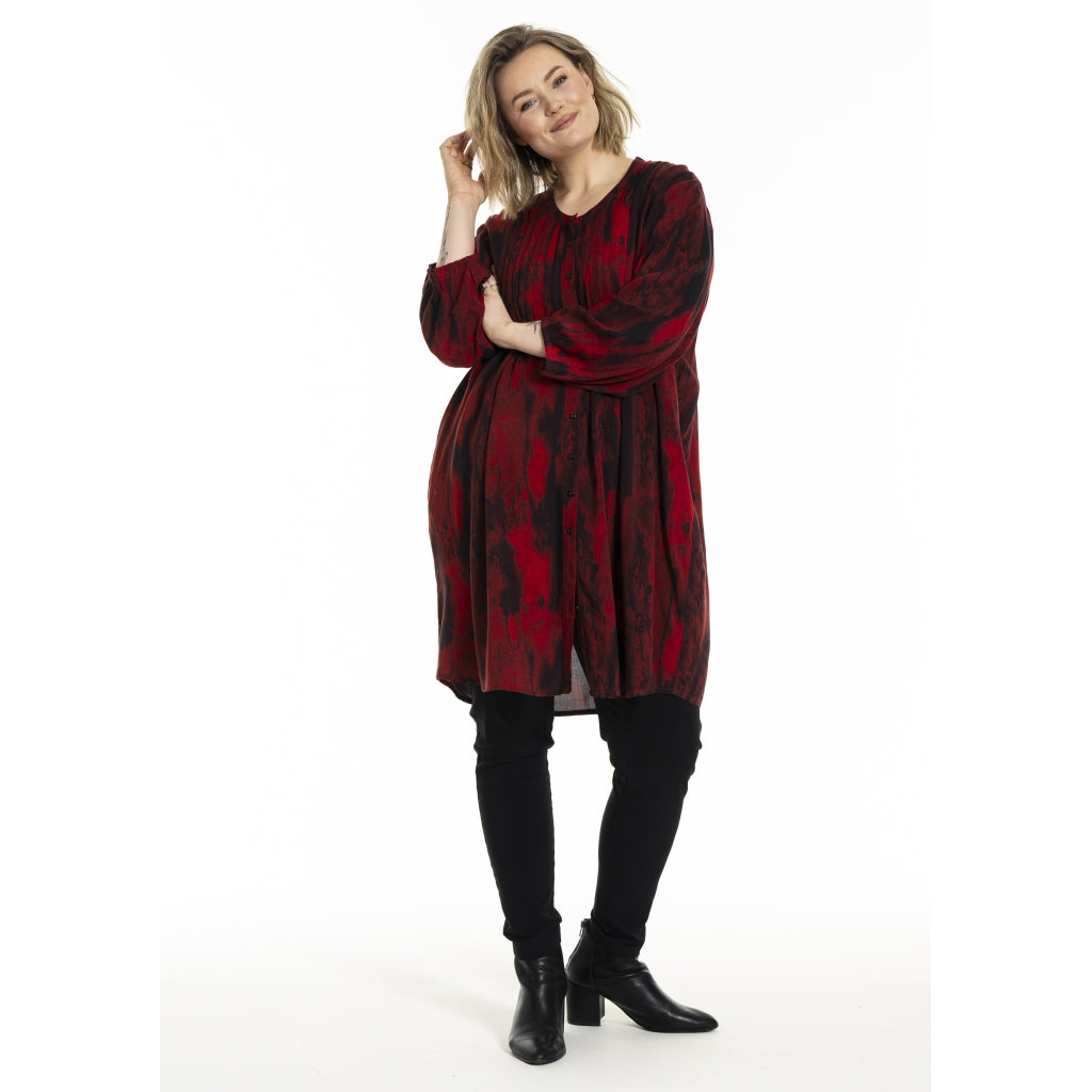 Gozzip Woman GJohanne Shirt Tunic Shirt Tunic Scarlet print