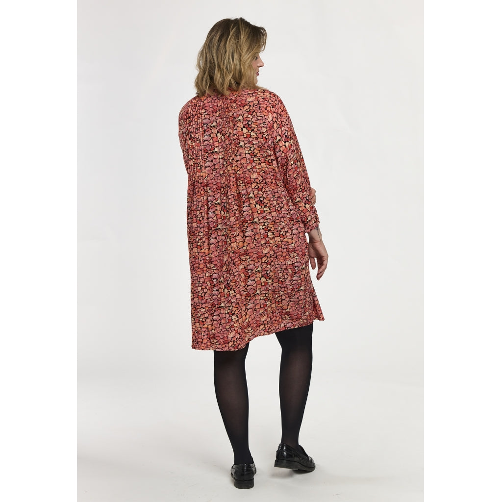 Gozzip Woman GJohanne Shirt Tunic Shirt Tunic Red mosaique