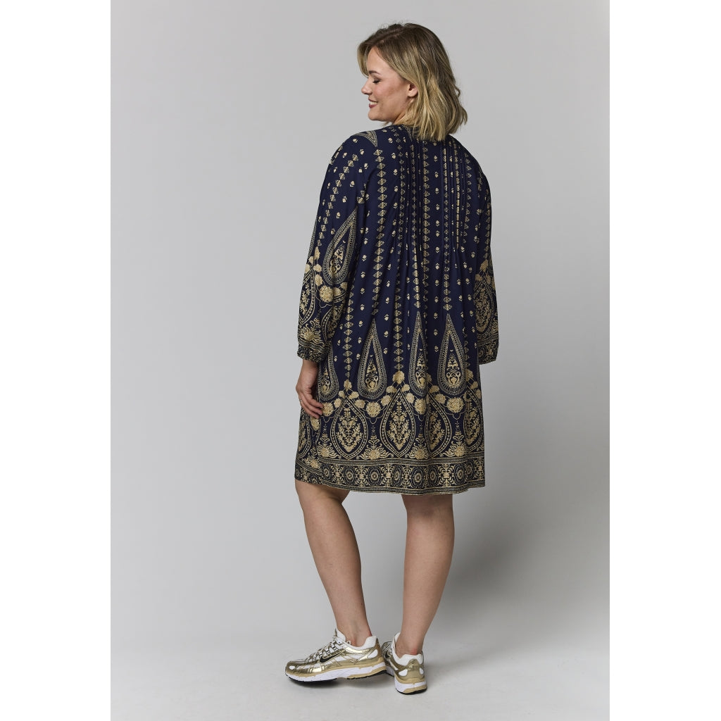 Gozzip Woman GJohanne Shirt Tunic Shirt Tunic Blue board print