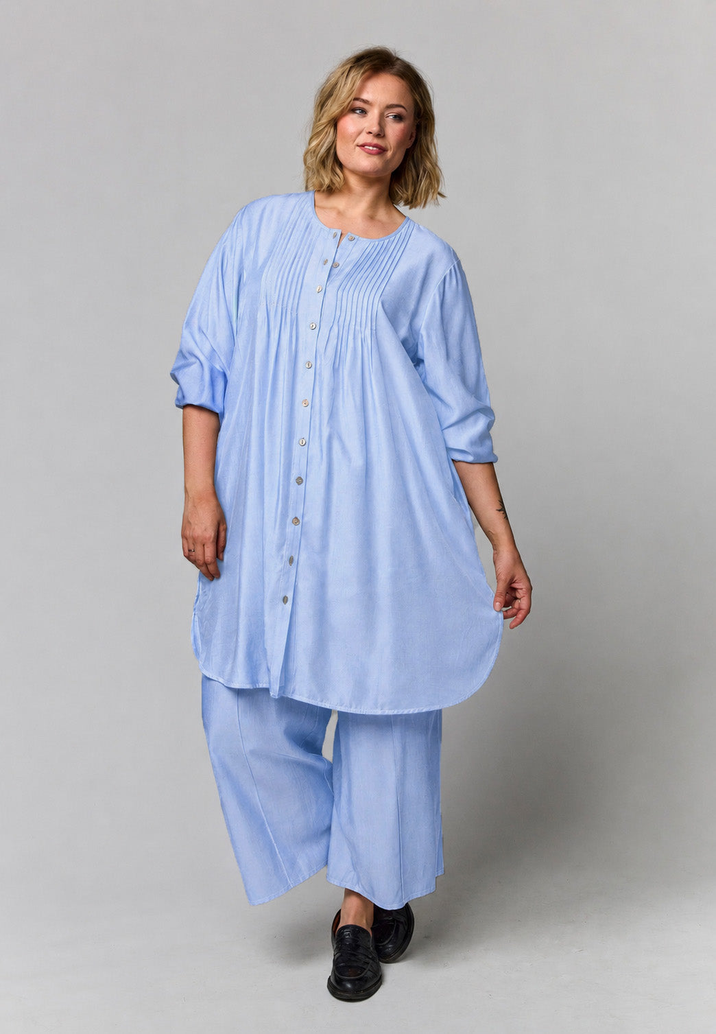 Gozzip Woman GJohanne Shirt Tunic Shirt Tunic light Blue