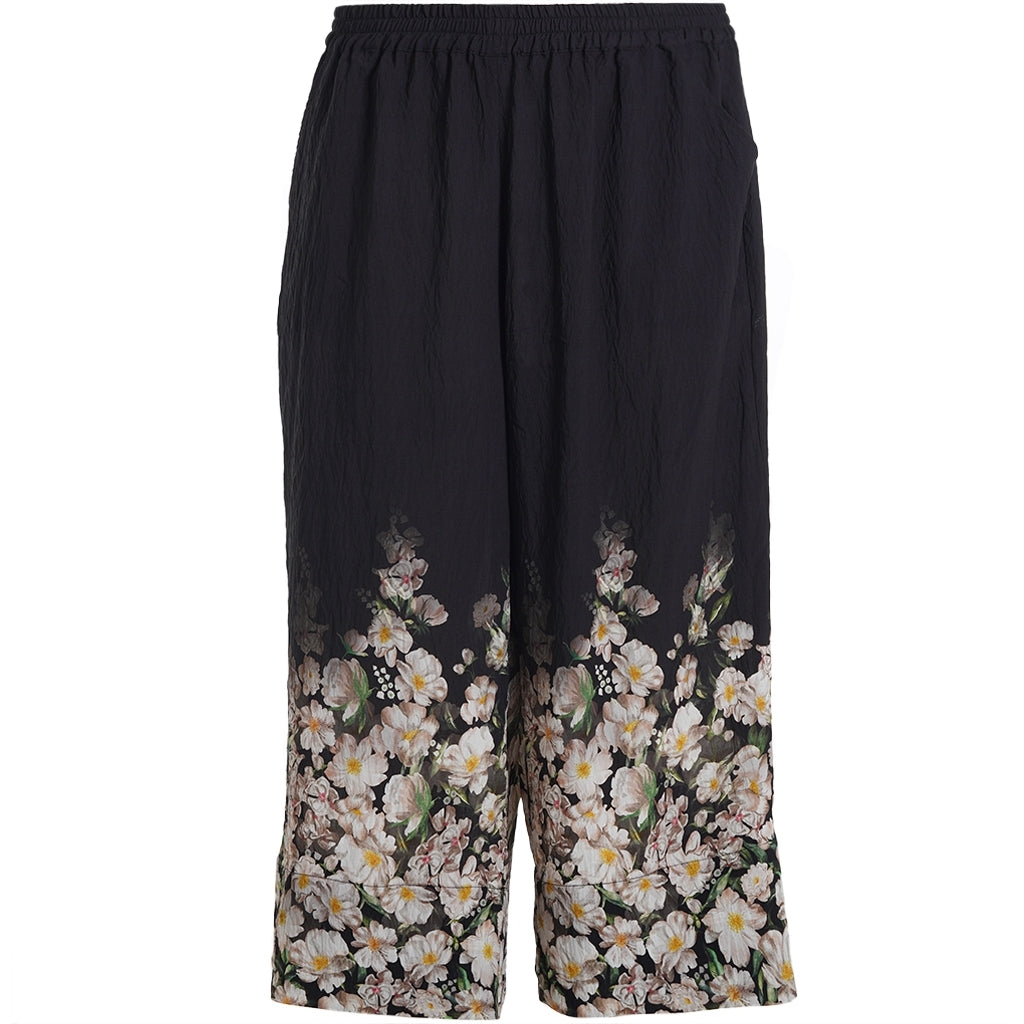 Gozzip Woman GKarina Loose 3/4 pants 3/4 Loose Pant Black