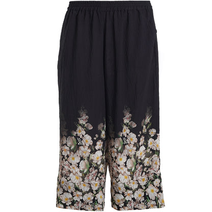 Gozzip Woman GKarina Loose 3/4 pants 3/4 Loose Pant Black