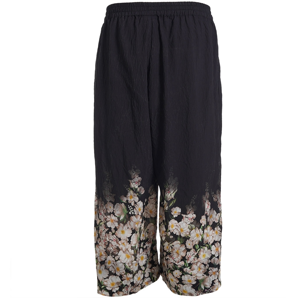 Gozzip Woman GKarina Loose 3/4 pants 3/4 Loose Pant Black