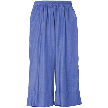 Gozzip Woman GKarina Loose 3/4 pants 3/4 Loose Pant Blue denim look