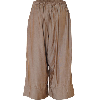 Gozzip Woman GKarina Loose 3/4 pants 3/4 Loose Pant Dark Sand
