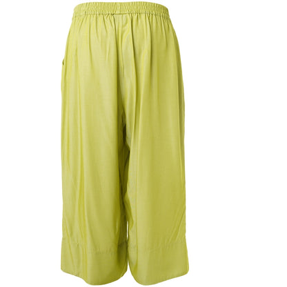 Gozzip Woman GKarina Loose 3/4 pants 3/4 Loose Pant Lime Green
