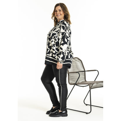 Gozzip Woman GKarina Shirt Shirt Black/Offwhite