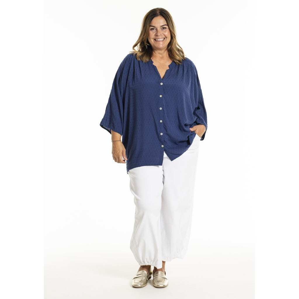 Gozzip Woman GKata Oversized Shirt Oversize shirt Navy