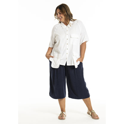 Gozzip Woman GKatalin Shorts Shorts Navy stripe