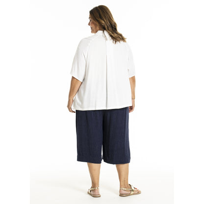 Gozzip Woman GKatalin Shorts Shorts Navy stripe