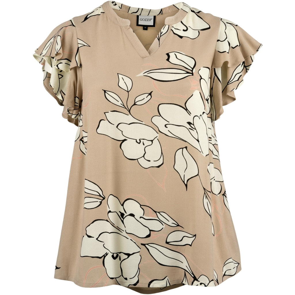 Gozzip Woman GKathla Blouse Blouse Flower Print
