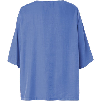 Gozzip Woman GKyra Blouse Blouse Blue denim look