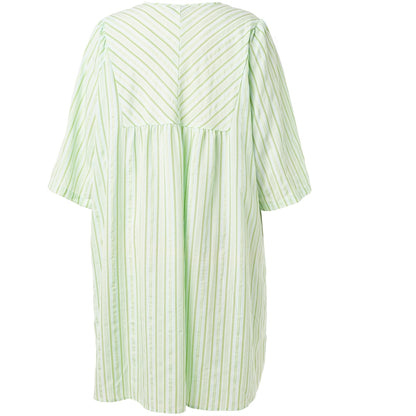 Gozzip Woman GLexi Short Dress Short dress white with green stripe