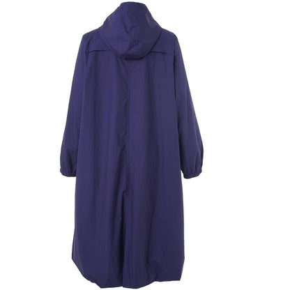 Gozzip Woman GLiss Long Trenchcoat Jacket Navy with light blue/sand lining