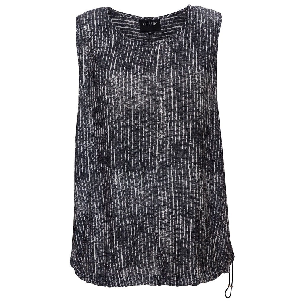 Gozzip Woman GLorena Top Top Black/White